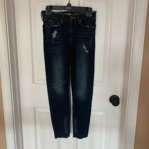 high-rise jeans